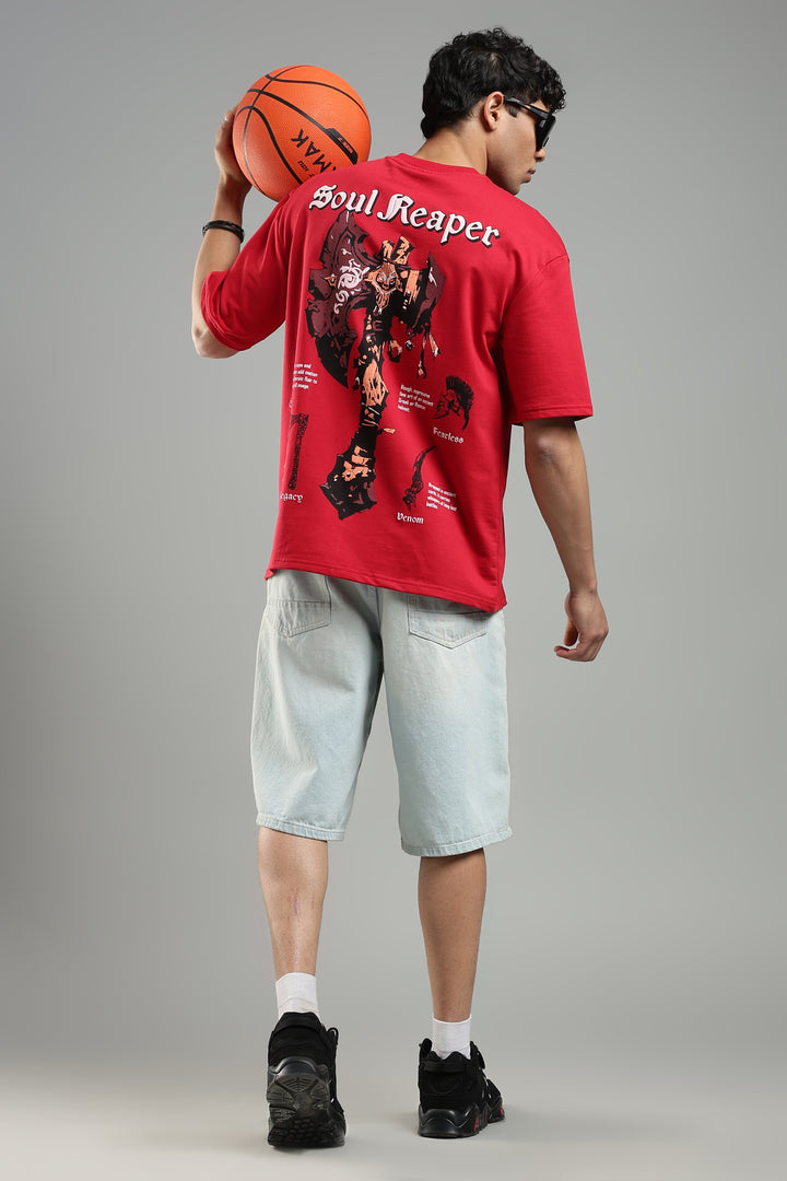 Soul Reaper Graphic Oversized T-Shirt