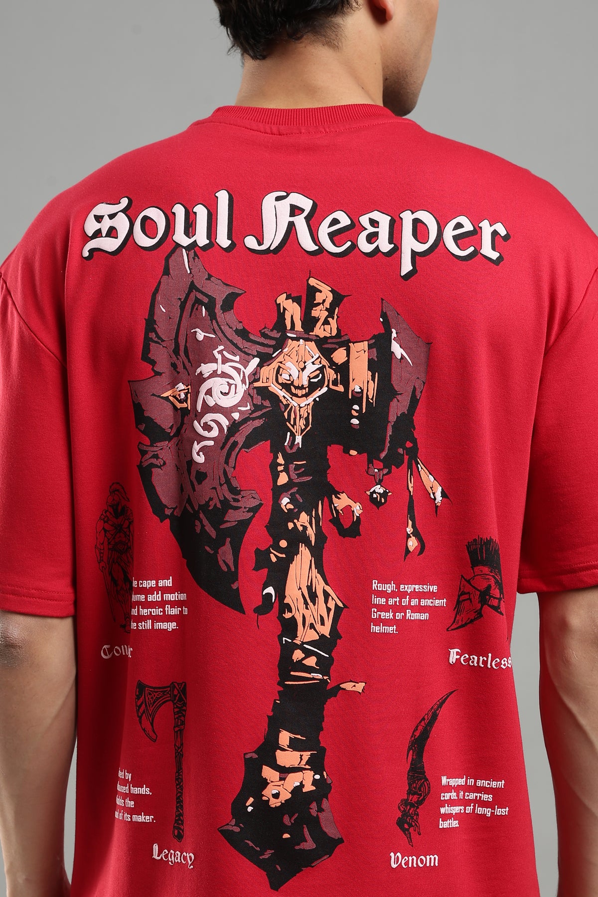 Soul Reaper Graphic Oversized T-Shirt